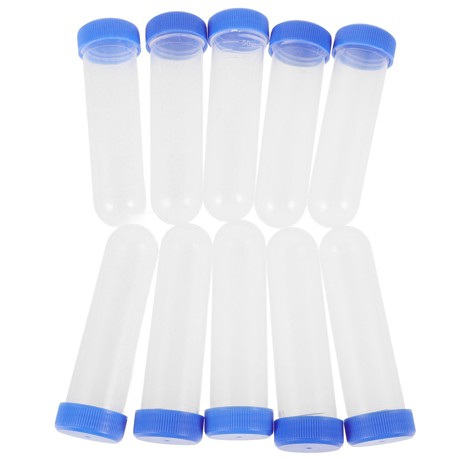 Kids Education Youtube - 10個入り科学実験キット 大型50mlプラスチック試験管 カラーミキシング ロールプレイング教育STEM用品 子供用
