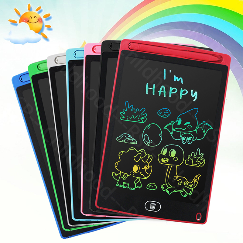 Kids Education Drawing - 子供用LCDライティングタブレット、8.5インチカラフルお絵かきボード、教育学習玩具、男の子と女の子への誕生日プレゼント、クリスマスギフト