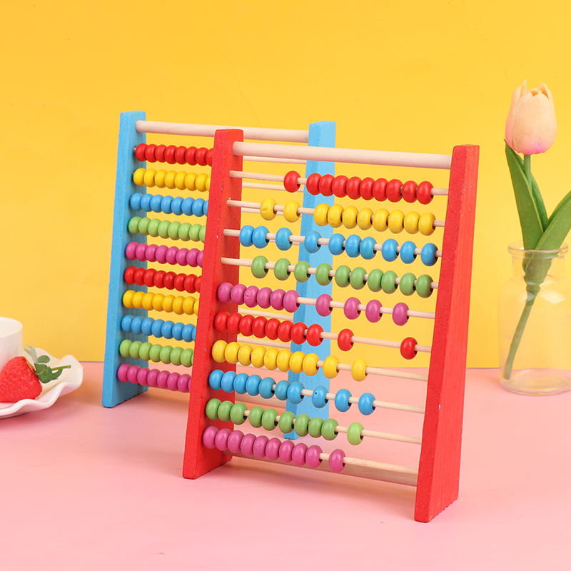 Kids Education Calculator - 木製そろばん子供数学教育学習おもちゃ数えビーズ計算子供のおもちゃ