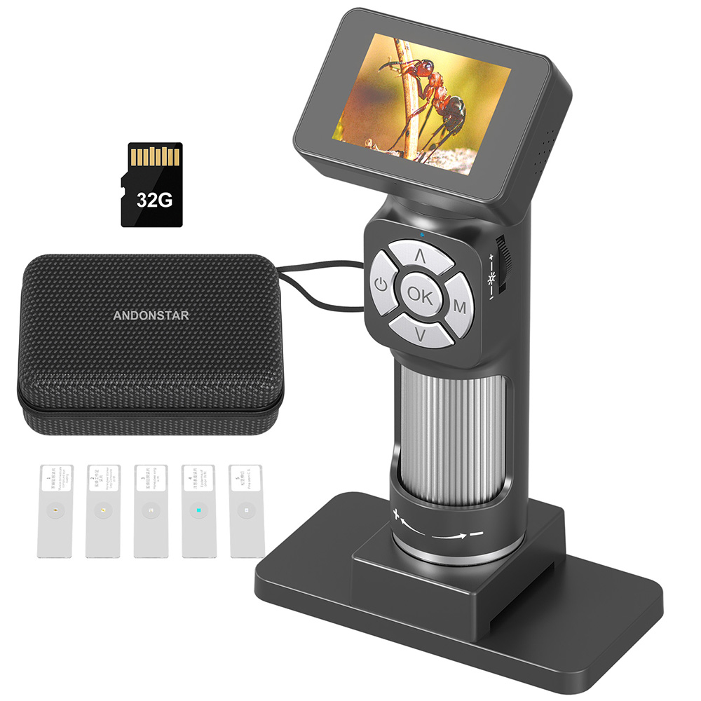 Education Kids Definition - Andonstar-キッズデジタル顕微鏡、USB、観察、科学教育玩具、ギフト、32gカード、50x-500x、ad112、2 