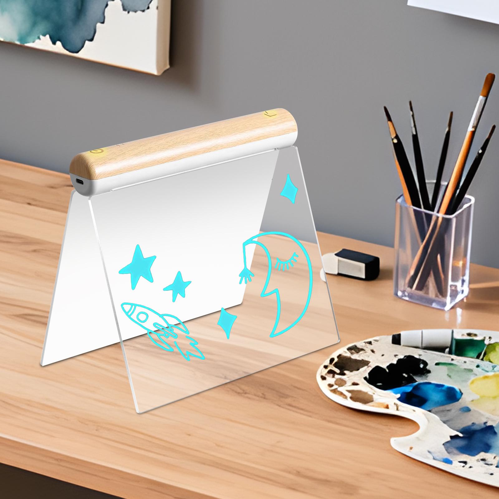 Kids Education Plan - LED 描画ボード ホワイトボード 教育玩具 LED 落書きボード