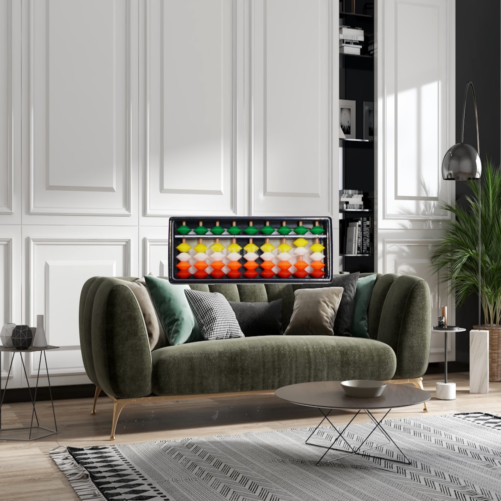 Kids Education Calculator - プロ仕様の算盤計算機、子供と大人のための教育玩具、九九学習用