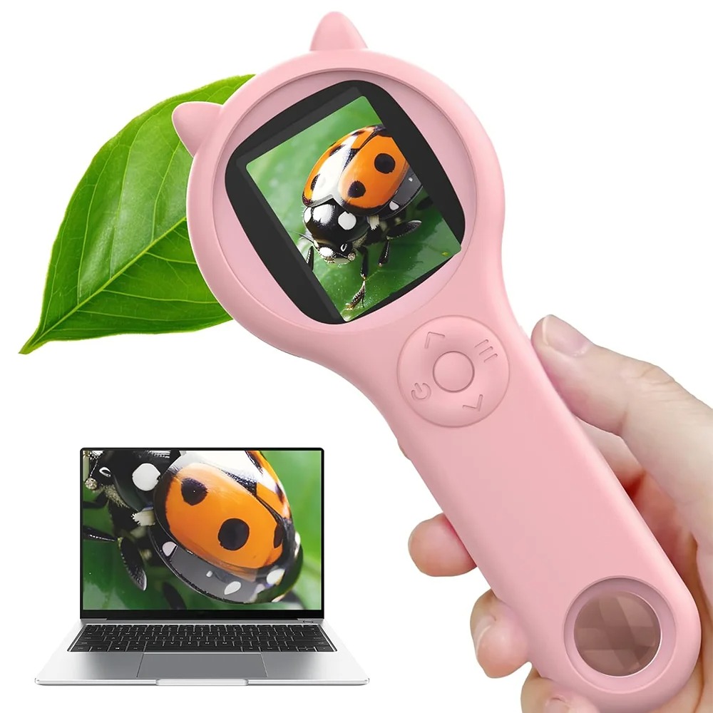 Education Kids Definition - 子供用顕微鏡ポータブルハンドヘルド拡大鏡デジタル顕微鏡子供用教育科学おもちゃクリスマス誕生日ギフト ,Kids Microscope Portable Handheld Magnifying