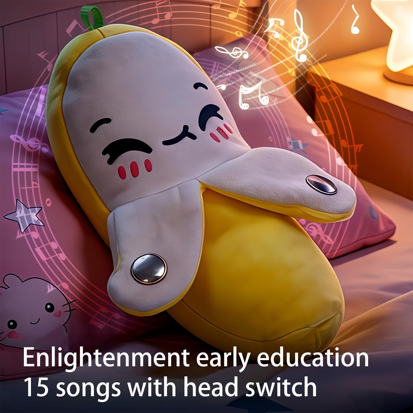 Kids Education Learn Tv - 音楽感覚玩具 ソフトフルーツ人形 ぬいぐるみ インタラクティブ学習玩具 音付き 子供向け