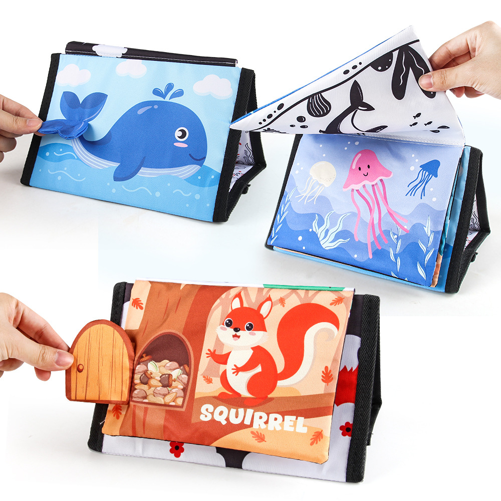 面白い黒と白のベビー布ブック早期教育モンテッソーリおもちゃ子 - Kids Education App のレビューと価格