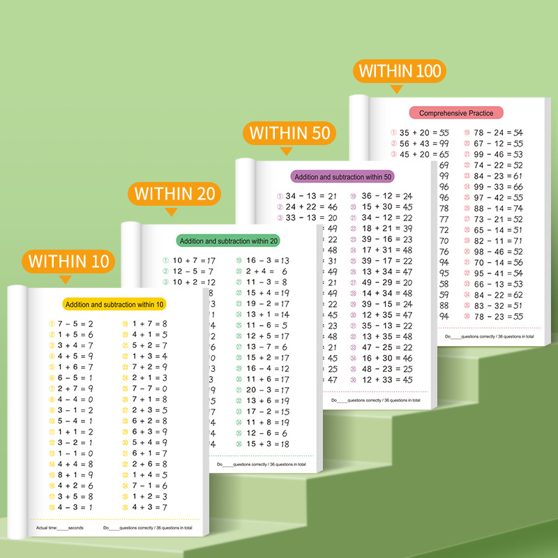 64ページ 算数練習帳 足し算 引き算 10 20 50 1 - Kids Education Calculator のレビューと価格