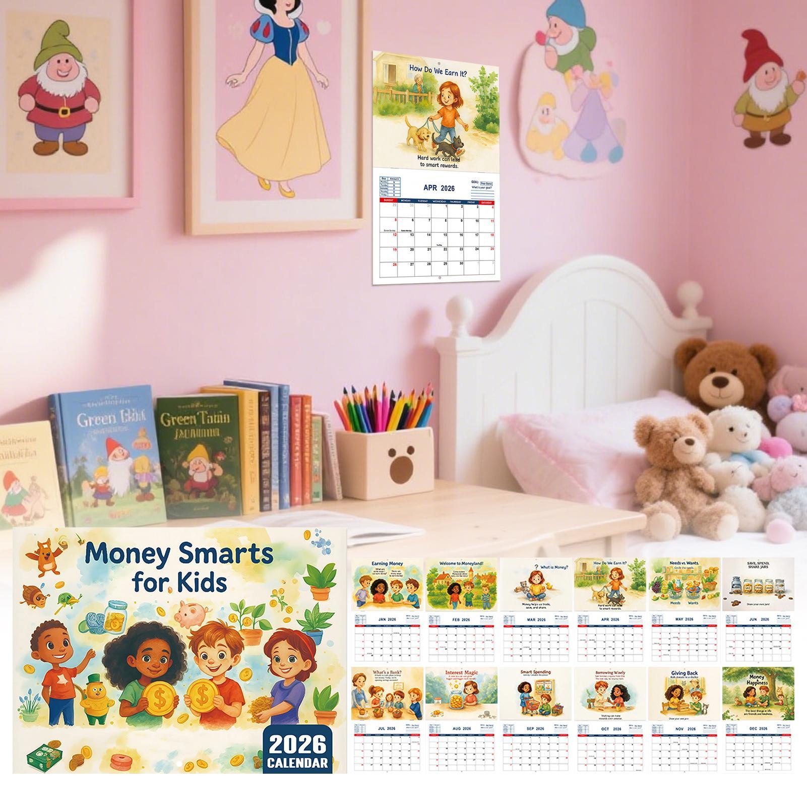 カレンダーボード子供のための 2026 子供マネー管理計画カ - Kids Education Plan のレビューと価格