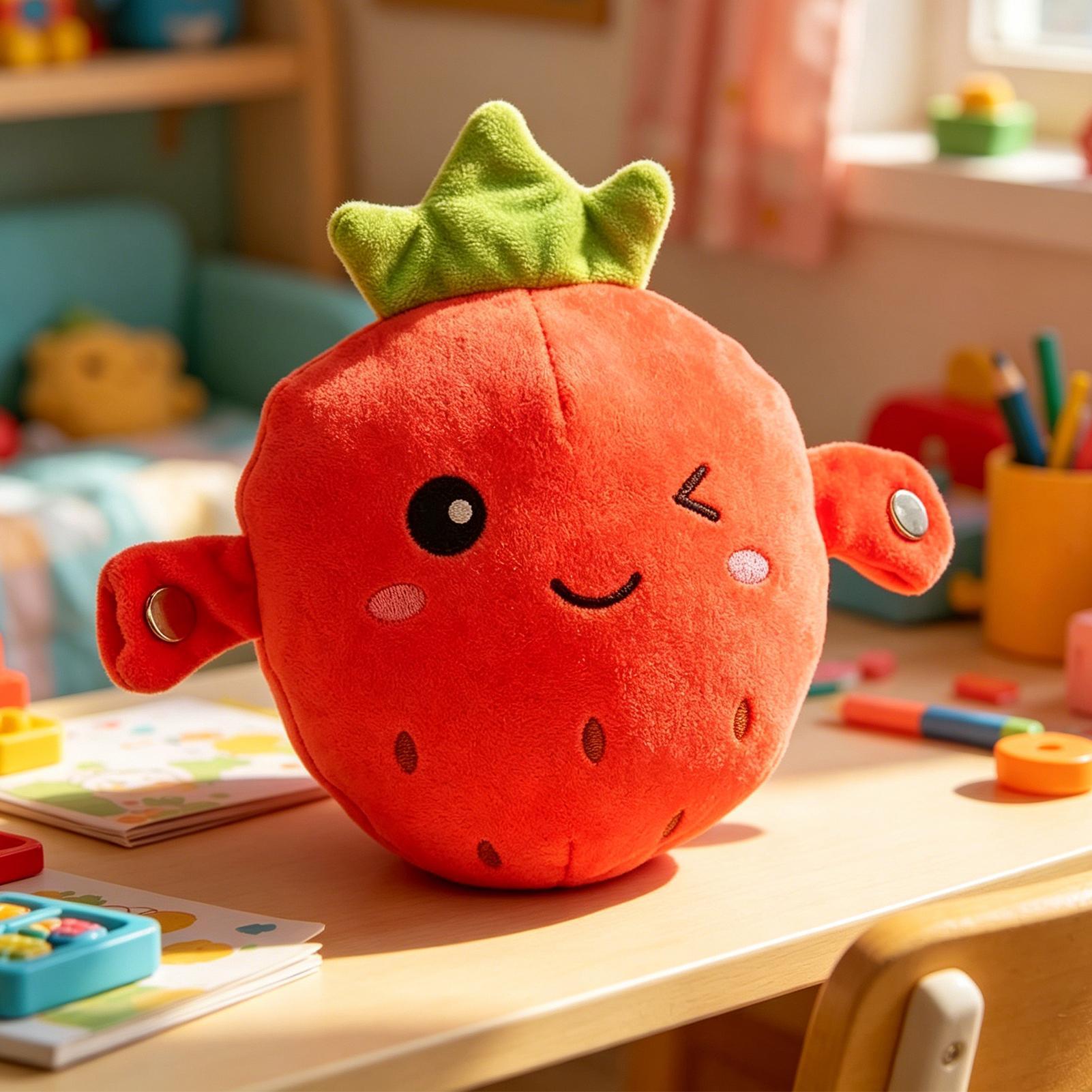 イチゴぬいぐるみ教育用インタラクティブ感覚抱き人形アクティビ - Kids Education Learn Tv のレビューと価格
