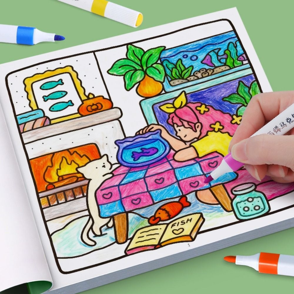 クリエイティブ DIY ぬりえブック教育感覚おもちゃ子供のた - Kids Education Drawing のレビューと価格