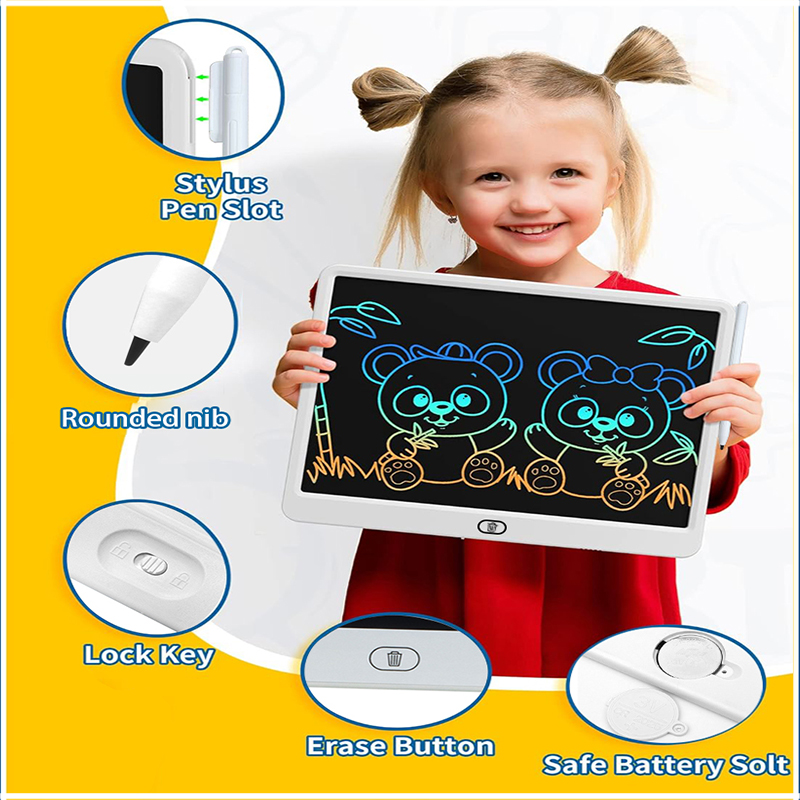 13/16 インチ液晶描画タブレットライティングボードカラー - Kids Education Drawing のレビューと価格