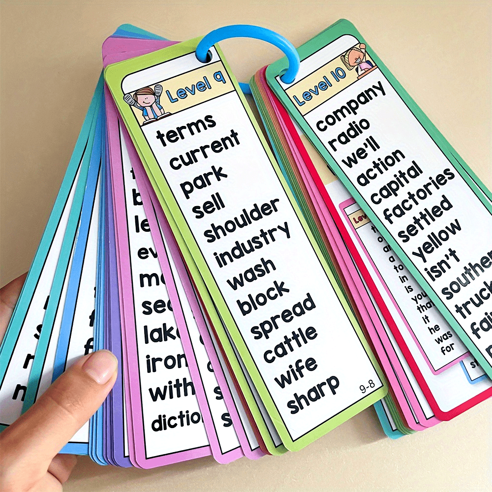 6歳から10歳のお子様向け、1000個の視覚単語フラッシュカ - Kids Education Words のレビューと価格