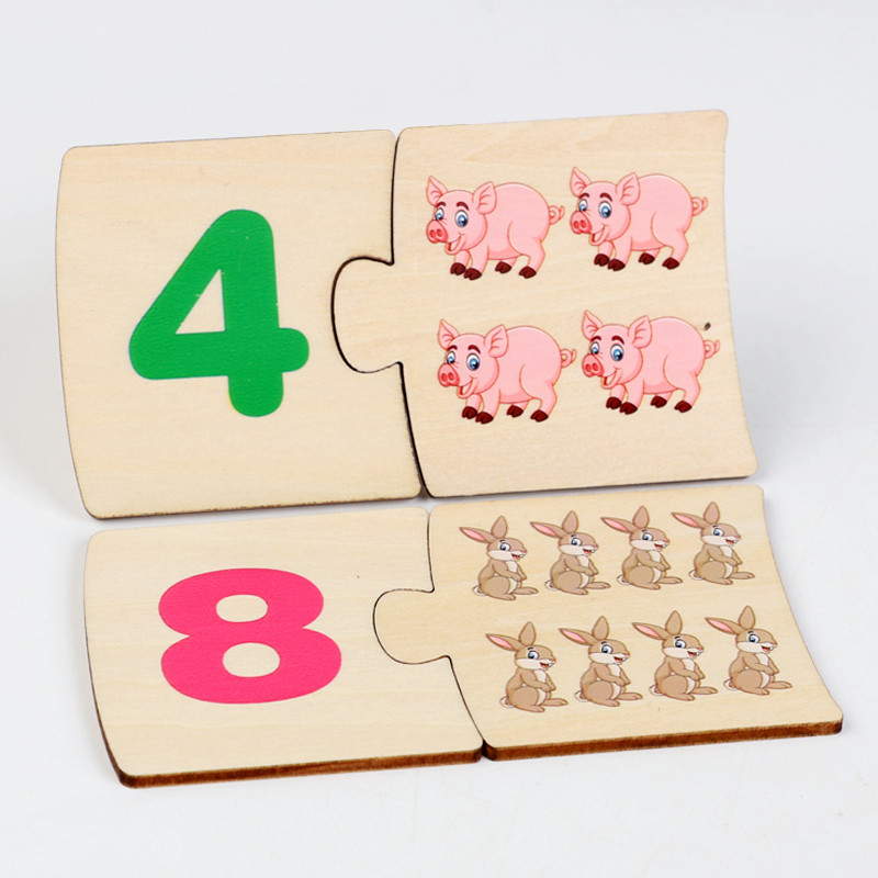 子供向け鉄箱ナンバー啓発ペアリング木製動物フードパズルボード - Kids Education App のレビューと価格