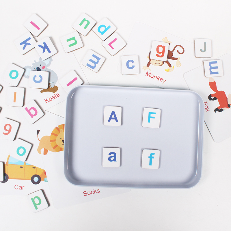木製パズルフラッシュカードゲーム文字スペル磁気早期学習教育英 - Kids Education Words のレビューと価格