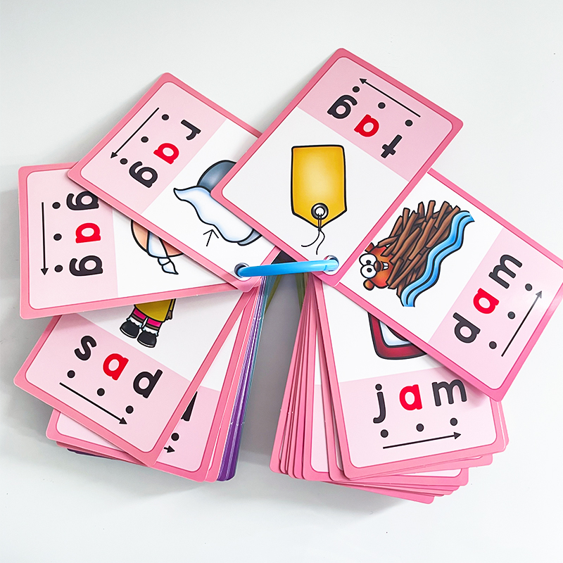 キッズ CVC 単語学習カード ESL 幼児向け教材 視覚単 - Kids Education Words のレビューと価格