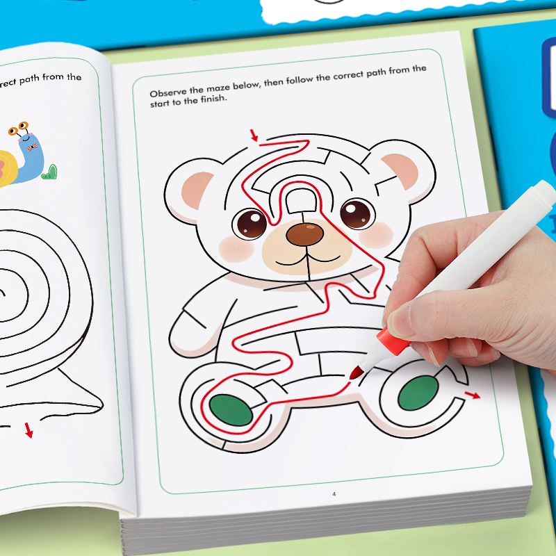 子供向け迷路お楽しみお絵かきブック、32種類の迷路ゲーム、楽 - Education Kids Definition のレビューと価格