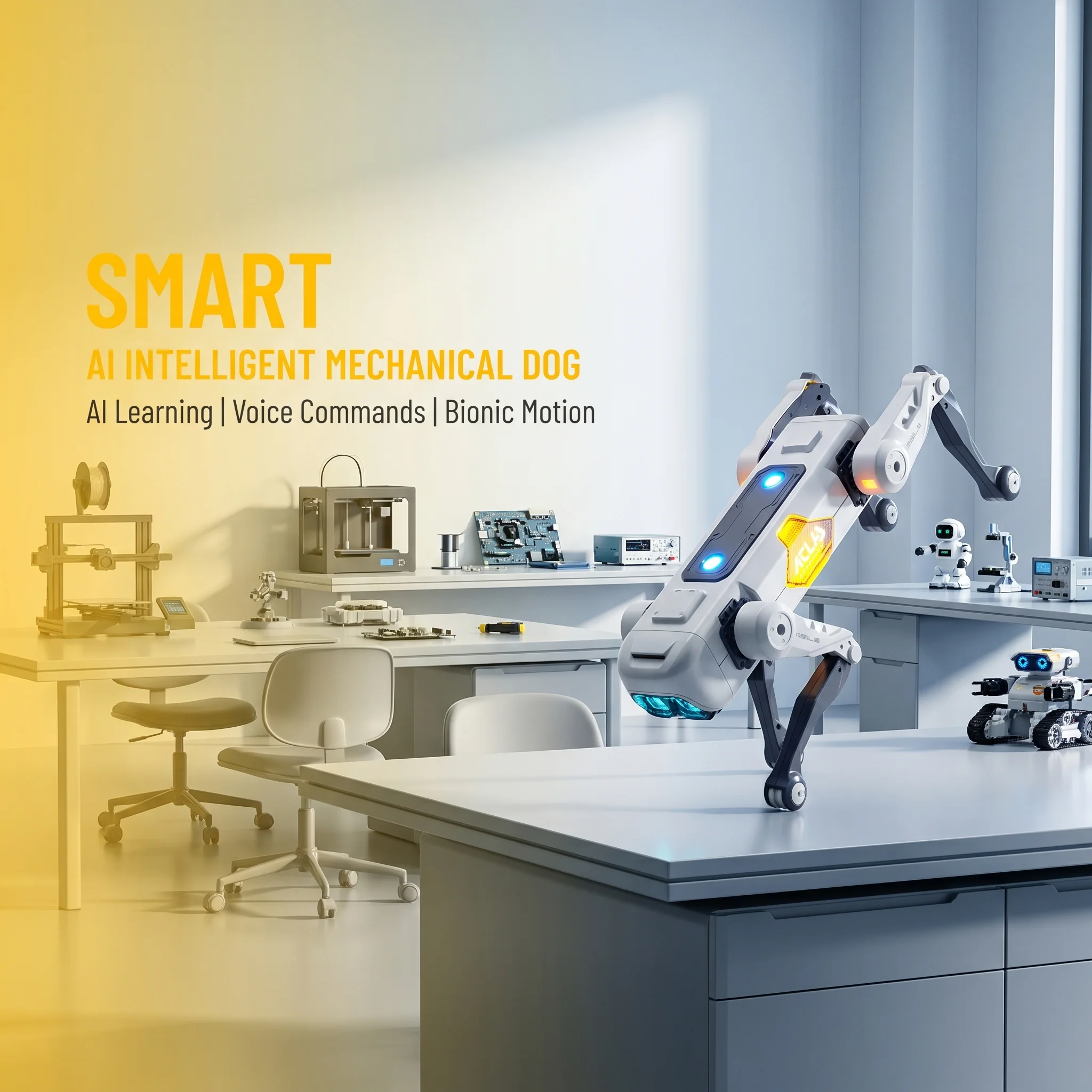 AIスマートロボット犬、音声＆アプリ制御、プログラミング、ダ - Kids Education App のレビューと価格