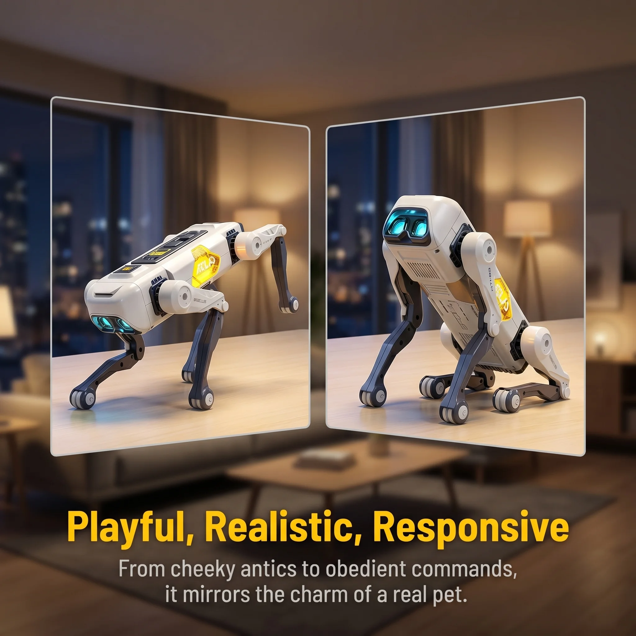 AIスマートロボット犬、音声＆アプリ制御、プログラミング、ダ - Kids Education App のレビューと価格