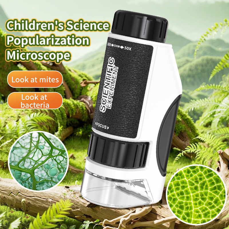 子供用ハンドヘルドポータブルミニ顕微鏡、屋外探検教育科学玩具 - Education Kids Definition のレビューと価格