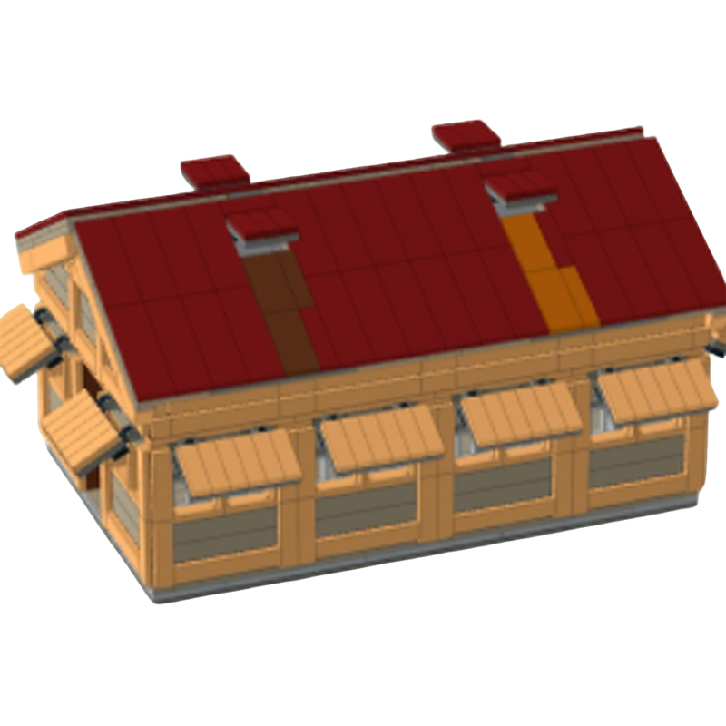 1115 個 MOC 豚小屋タウンプランモデルビルディングブ - Kids Education Plan のレビューと価格