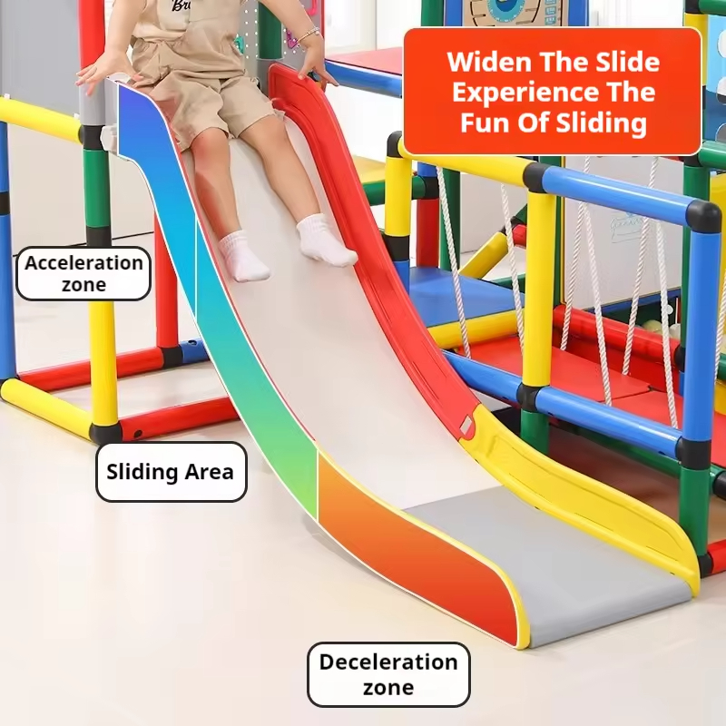 家庭用屋内遊具、子供向け教育用クライミングウォール、スライド - Kids Education Youtube のレビューと価格