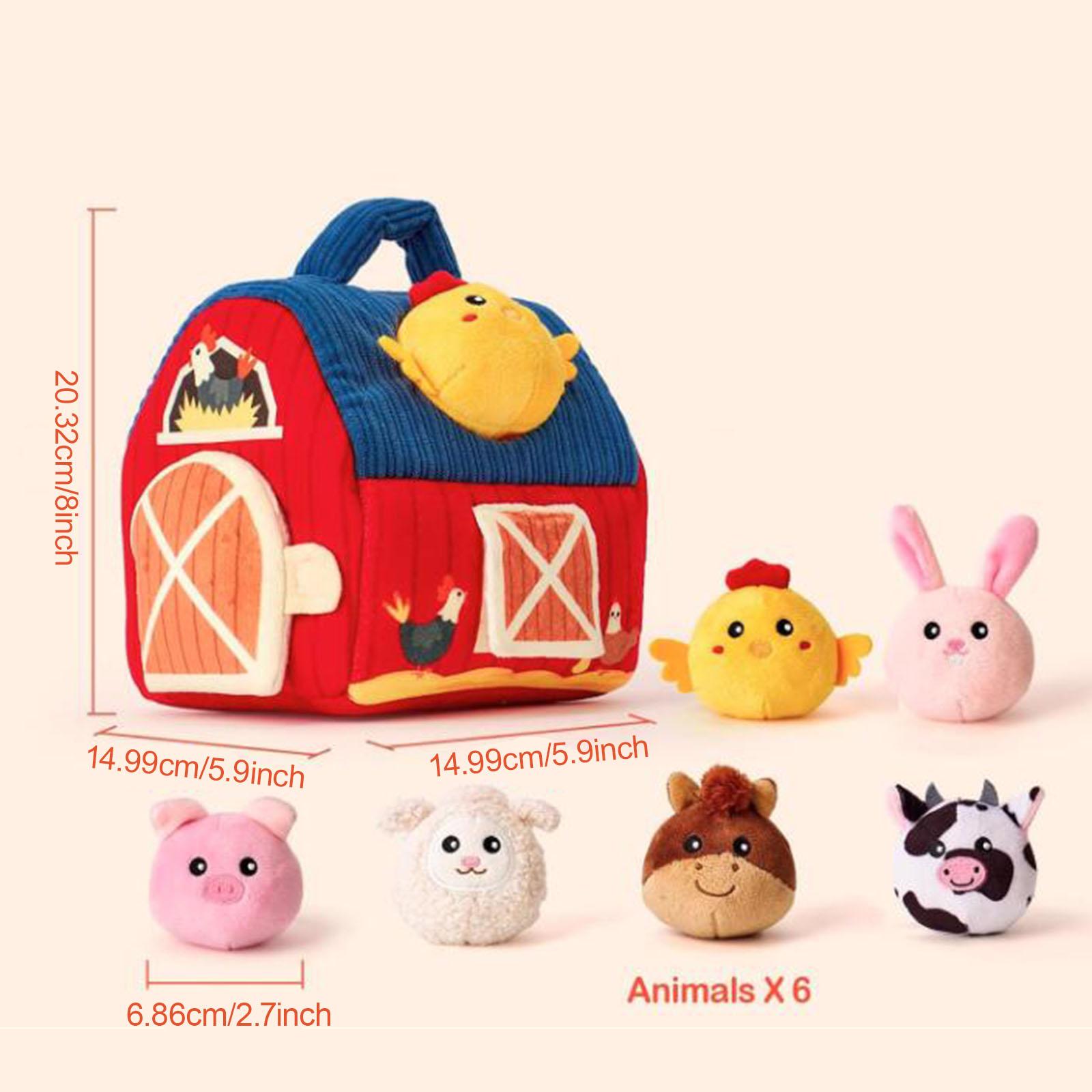 ぬいぐるみ農場の動物ギフト クリスマス ソフトイースターバス - Kids Education Learn Tv のレビューと価格