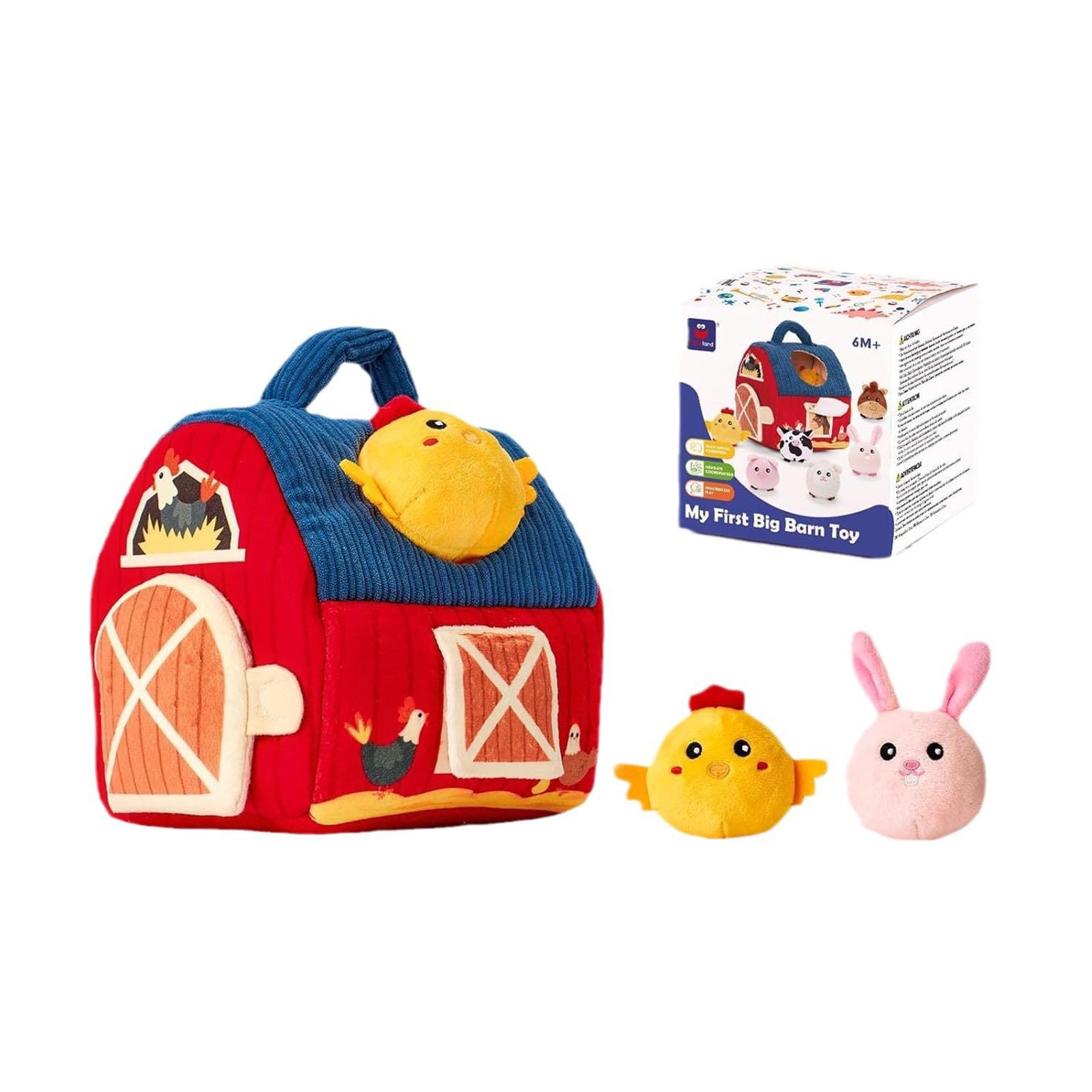 ぬいぐるみ農場の動物ギフト クリスマス ソフトイースターバス - Kids Education Learn Tv のレビューと価格