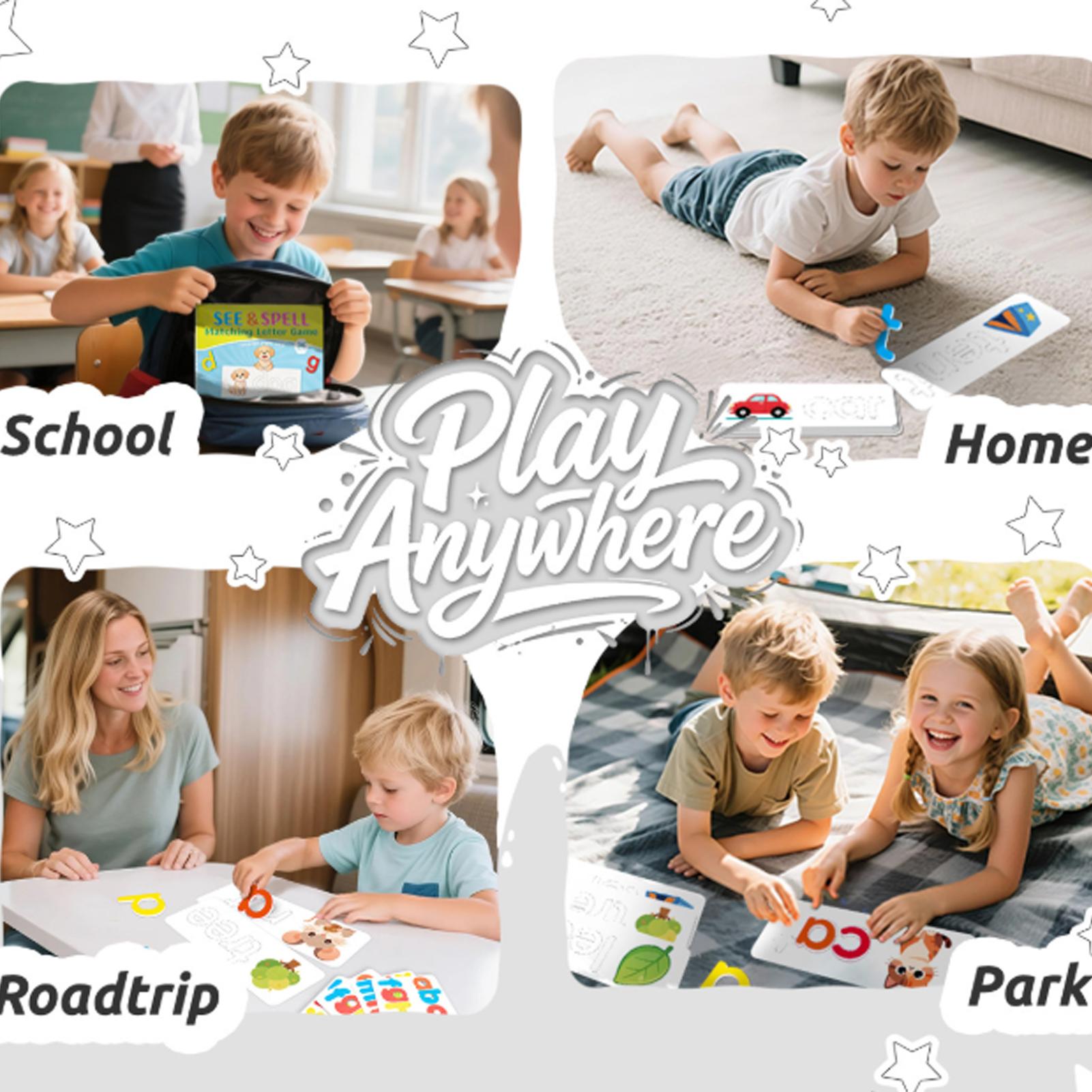 文字マッチングゲーム アルファベット 細かい運動能力 スペリ - Kids Education Words のレビューと価格
