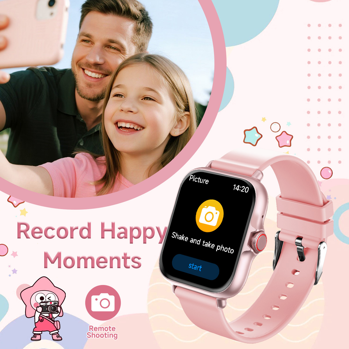 2026 キッズスマートウォッチ 1.83 インチ HD タ - Kids Education Calculator のレビューと価格